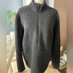 Lululemon XL women’s wool blend pullover gray with pockets